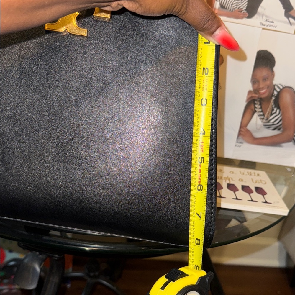 Tory Burch Black Satchel with Gold Accents - Picture 10 of 10